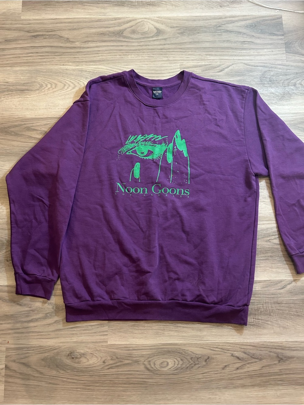 Purple Noon Goons Graphic Crewneck Sweatshirt